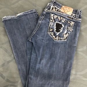 Miss Me Jeans Size 33 Mid-Rise Easy Boot